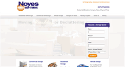 Desktop Screenshot of noyesselfstorage.com