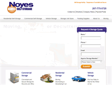 Tablet Screenshot of noyesselfstorage.com
